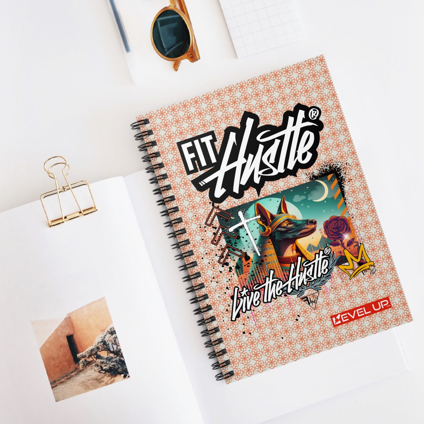 Motivational Workout Journal & Spiral Notebook | FIT HUSTLE®