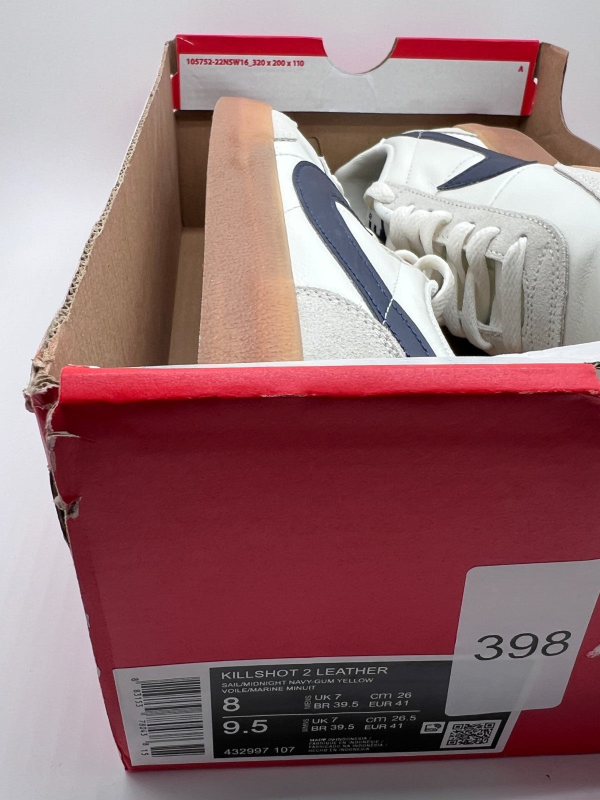 Size 8 - Nike Killshot 2 Midnight Navy