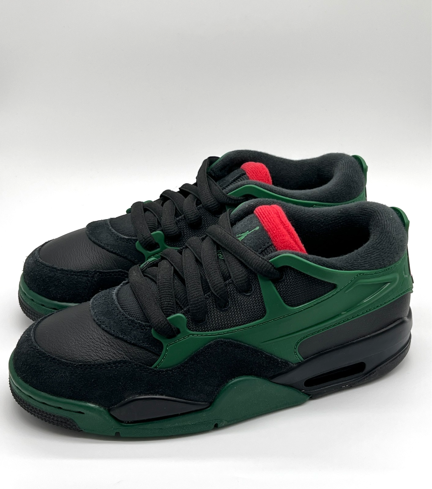 Nike Air Jordan 4 RM GS Black Gorge Green Varsity Red 6Y FQ7938-003 New