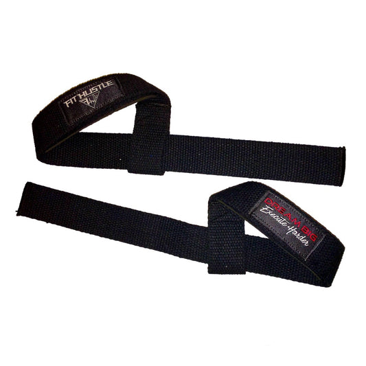 FIT HUSTLE Lifting Straps | Premium
Padded Weightlifting Straps