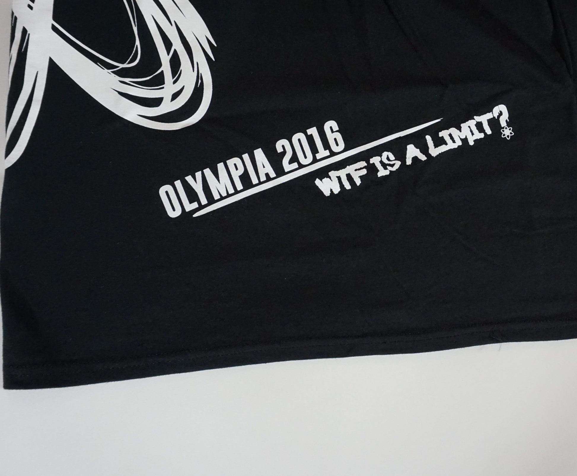 Black T-Shirt:"Workout the Doubt-WTF is a Limit?" -Lil Monstar Edition