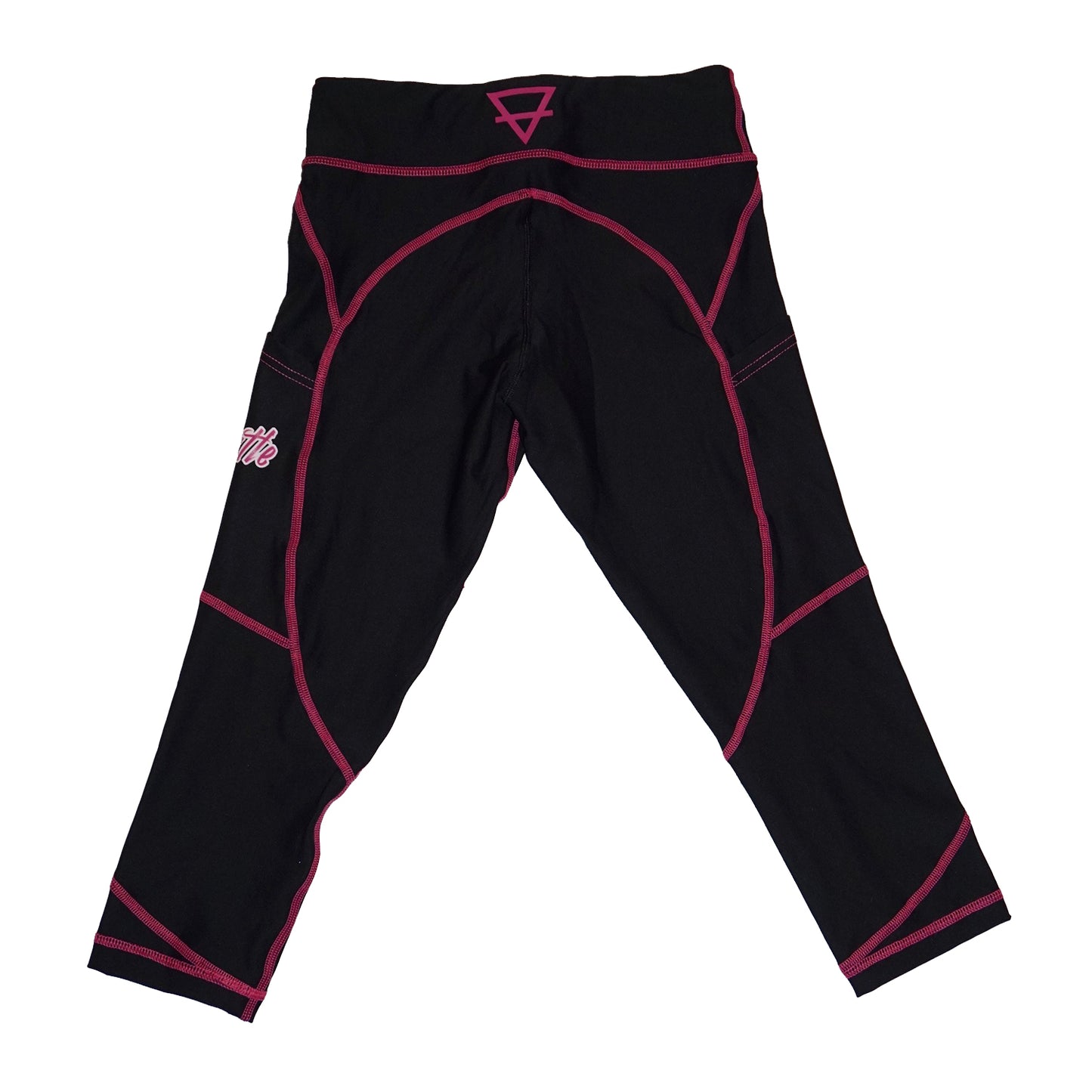 Black/Pink Legging Crops