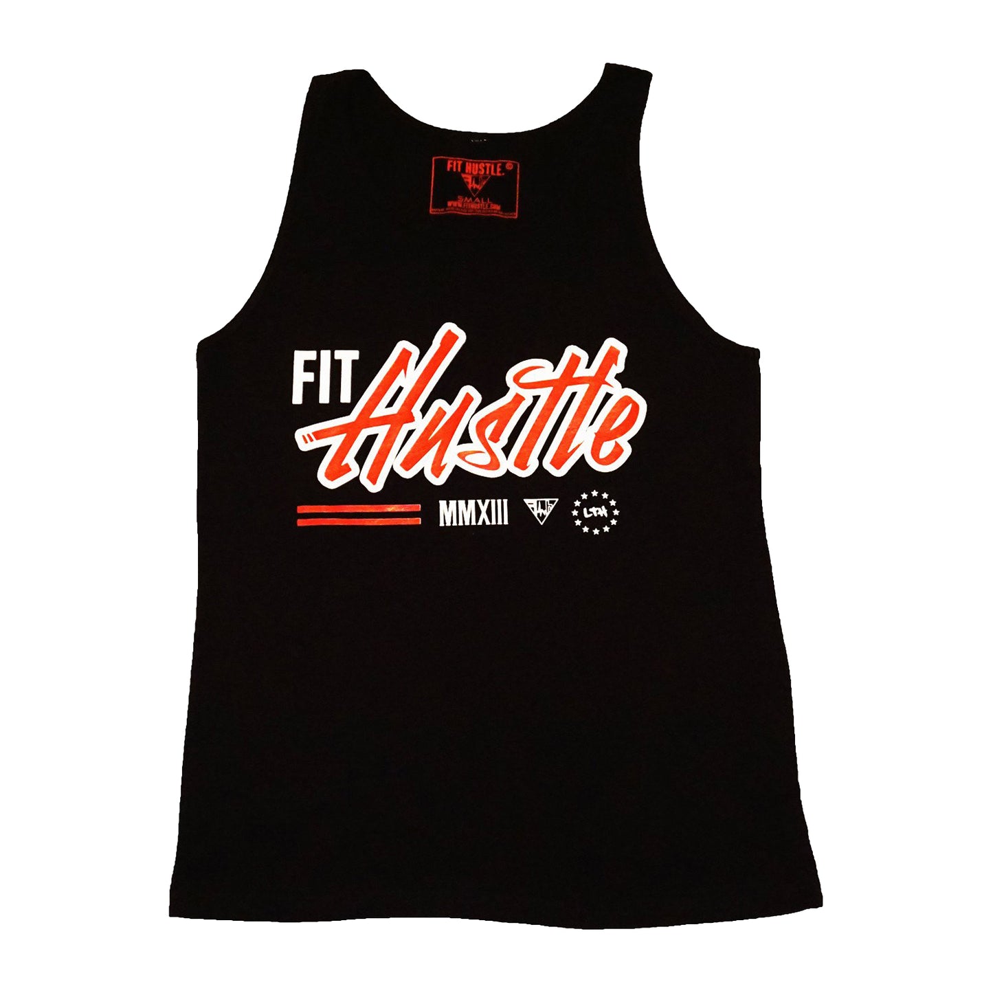 Black/white/red Classic Tank