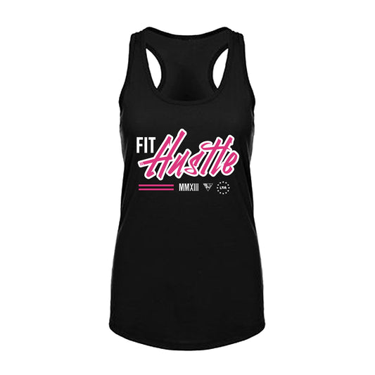 Women's Classic Racerback - BLACK/PINK