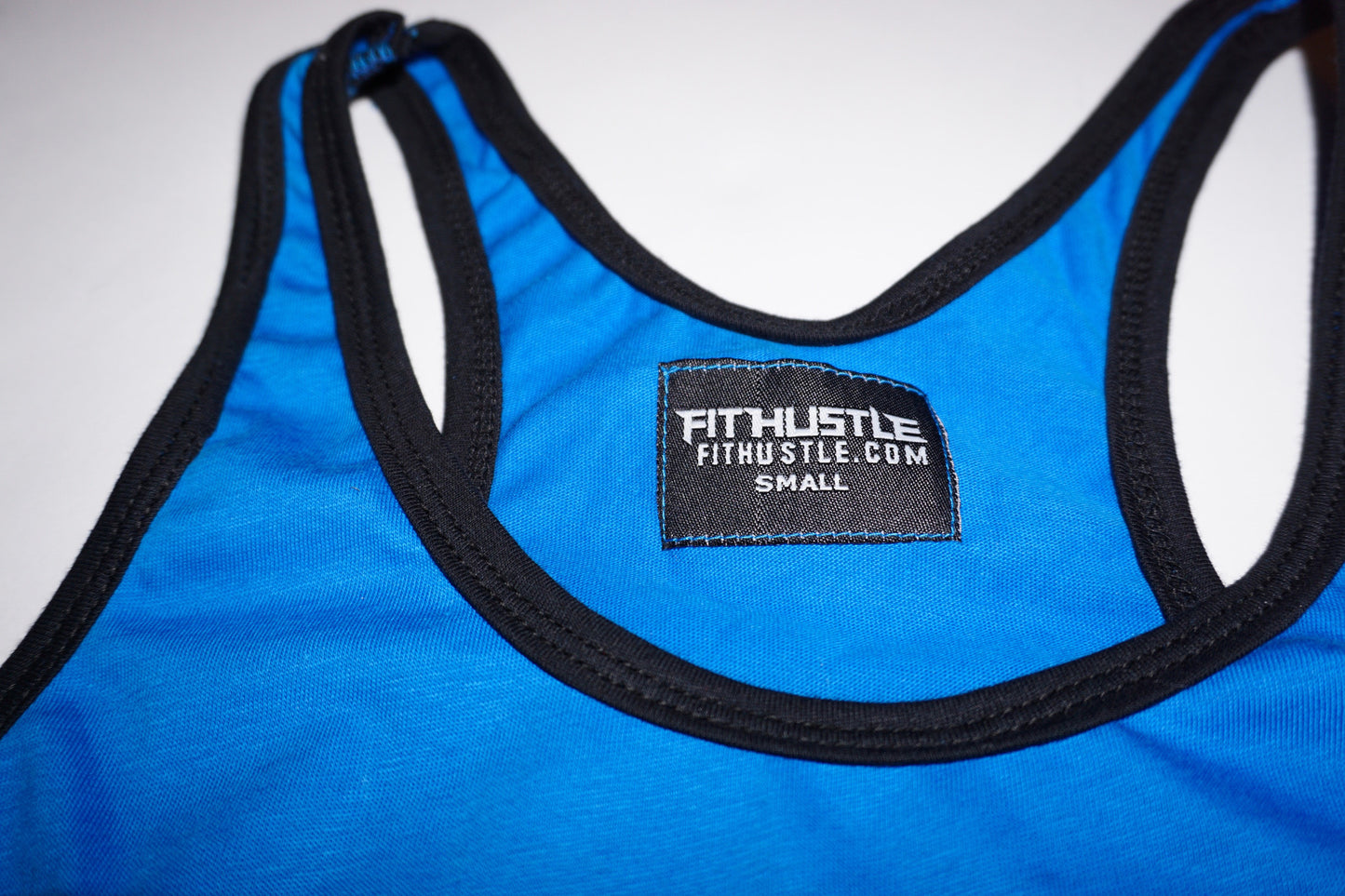 "Live The Hustle" Blue Men's Stringer