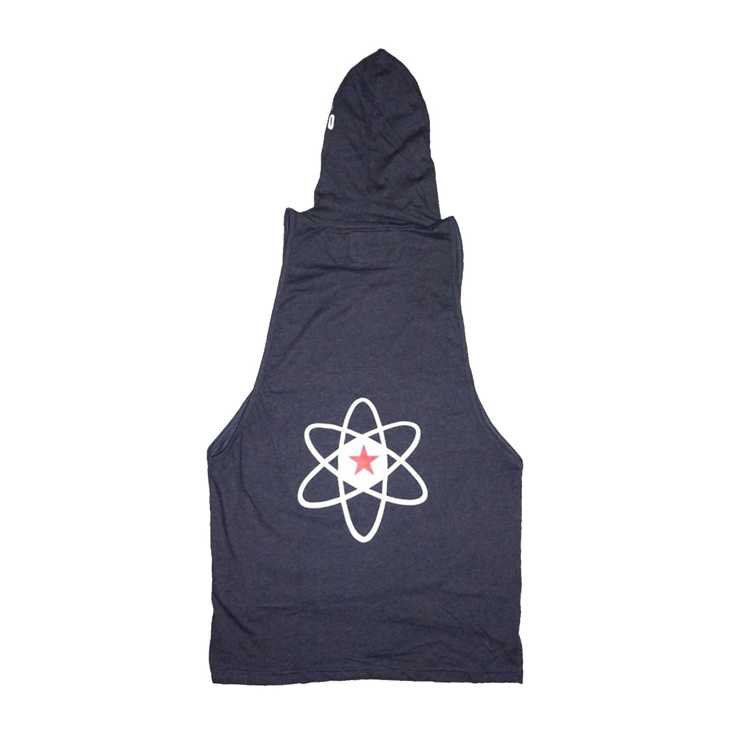 "HOODIE UP" - Charcoal Triblend Sleeveless Hoodie