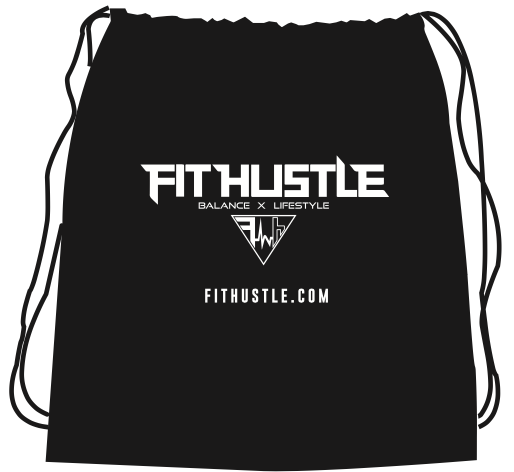 "Balance X Lifestyle" - Fit Hustle Drawstring Bags 2.0 Black 