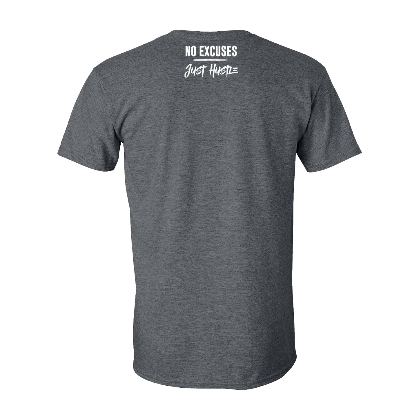 Team 'Just Hustle' Shirt - Heather Charcoal