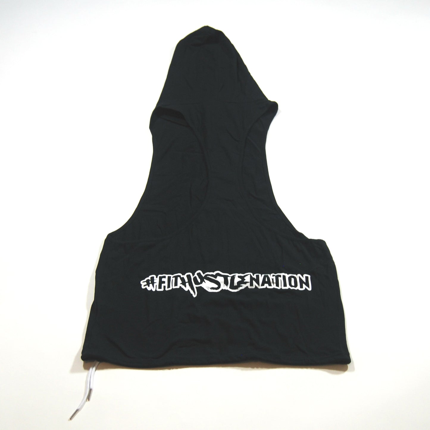 Black "This Is My Hustle" Stringer Hoodie