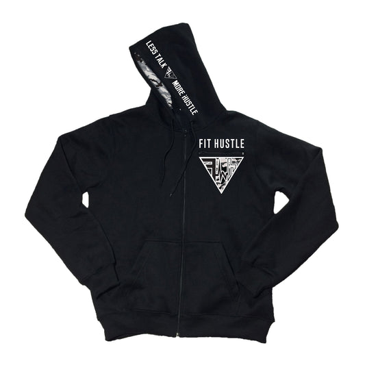 White Camo "Fit Hustler Checklist" Zip-Up