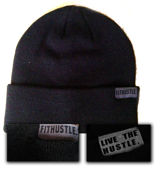 Live The Hustle short or Long beanies