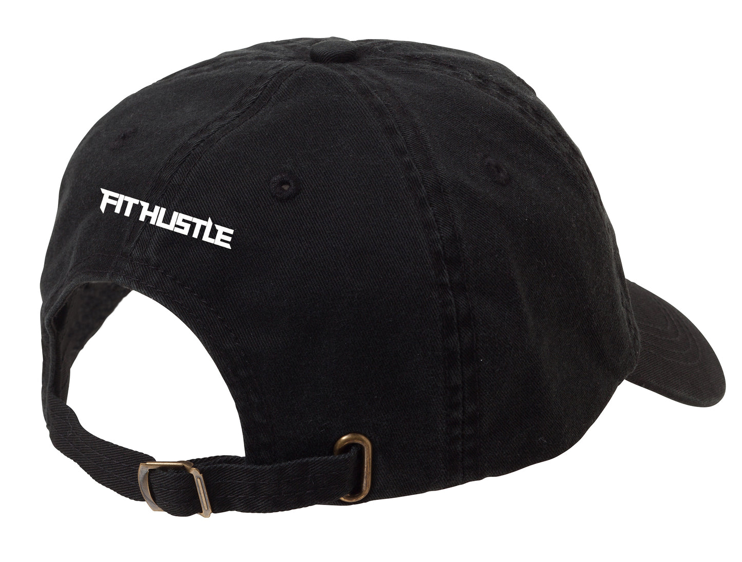 No Excuses Just Hustle - Standard Black Baseball Hat