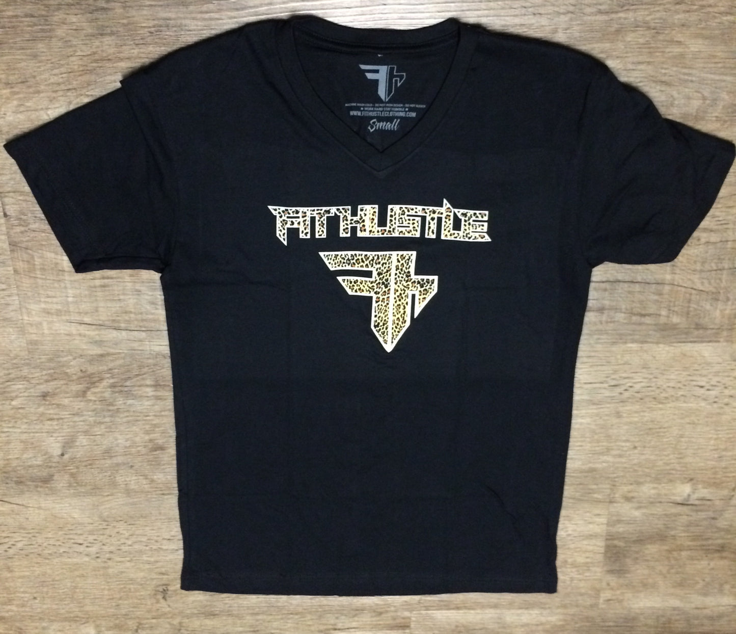 Black- Cheetah-"RELEASE YOUR INNER BEAST" Unisex - Fit Hustle V-Neck