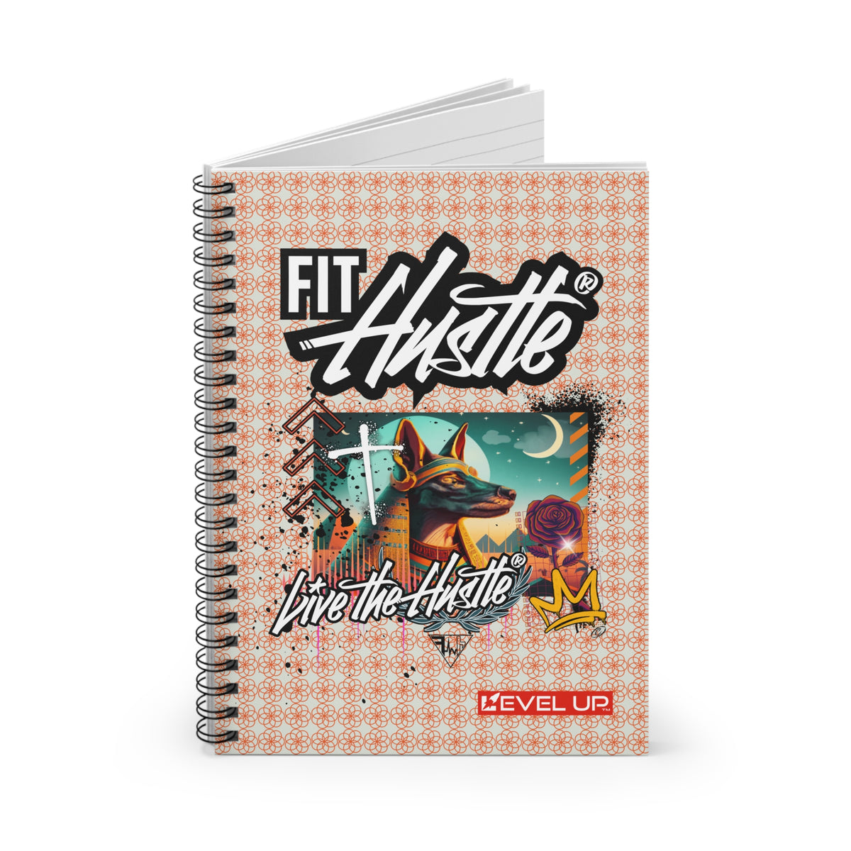 Motivational Workout Journal & Spiral Notebook | FIT HUSTLE®