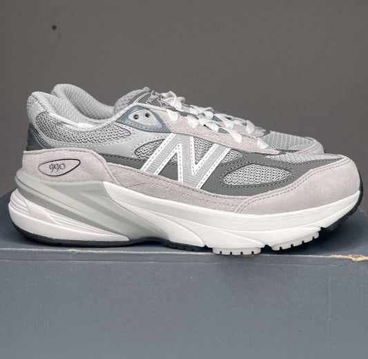 New Balance FuelCell 990v6 Big Kids Size 4.5 Grey Sneakers GC990GL6 NEW
