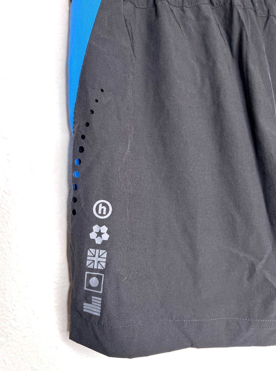 Hidden NY x Umbro Shorts Kaleidoscope Black/Blue Size L