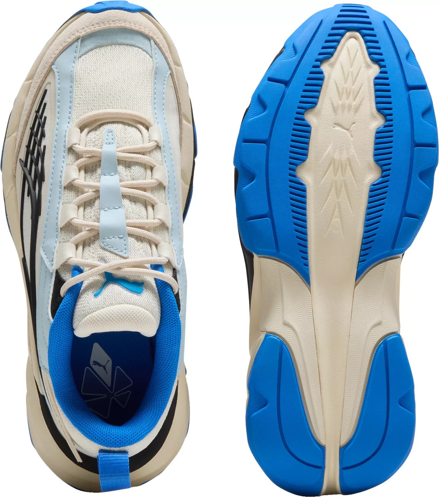 Puma Running Shoes Women  7.5 Carbon Baby Wins Blue Cream