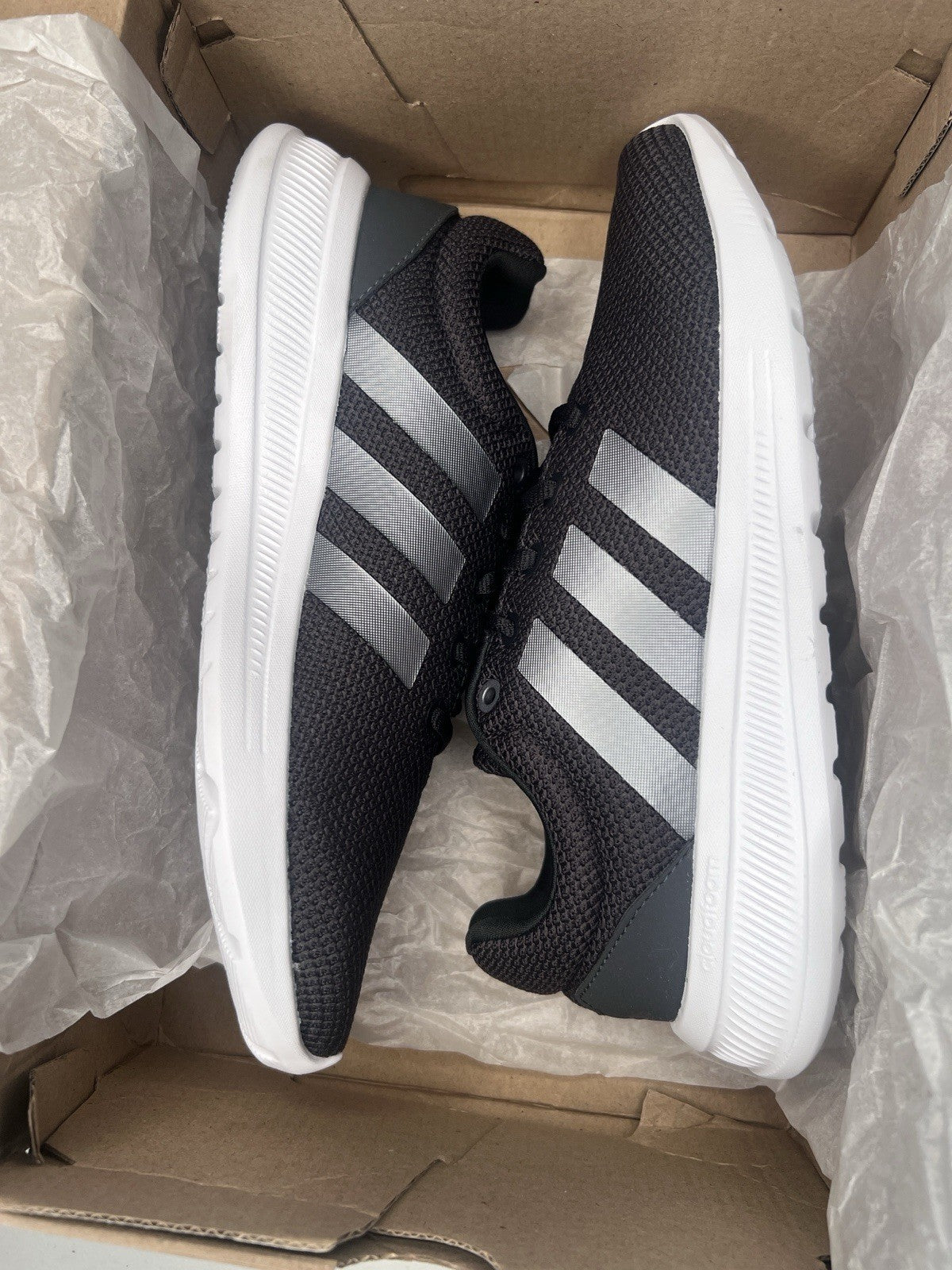 Adidas Lite Racer CLN 2.0 GZ2815 Women’s Size 7 Black White Running Shoes NEW