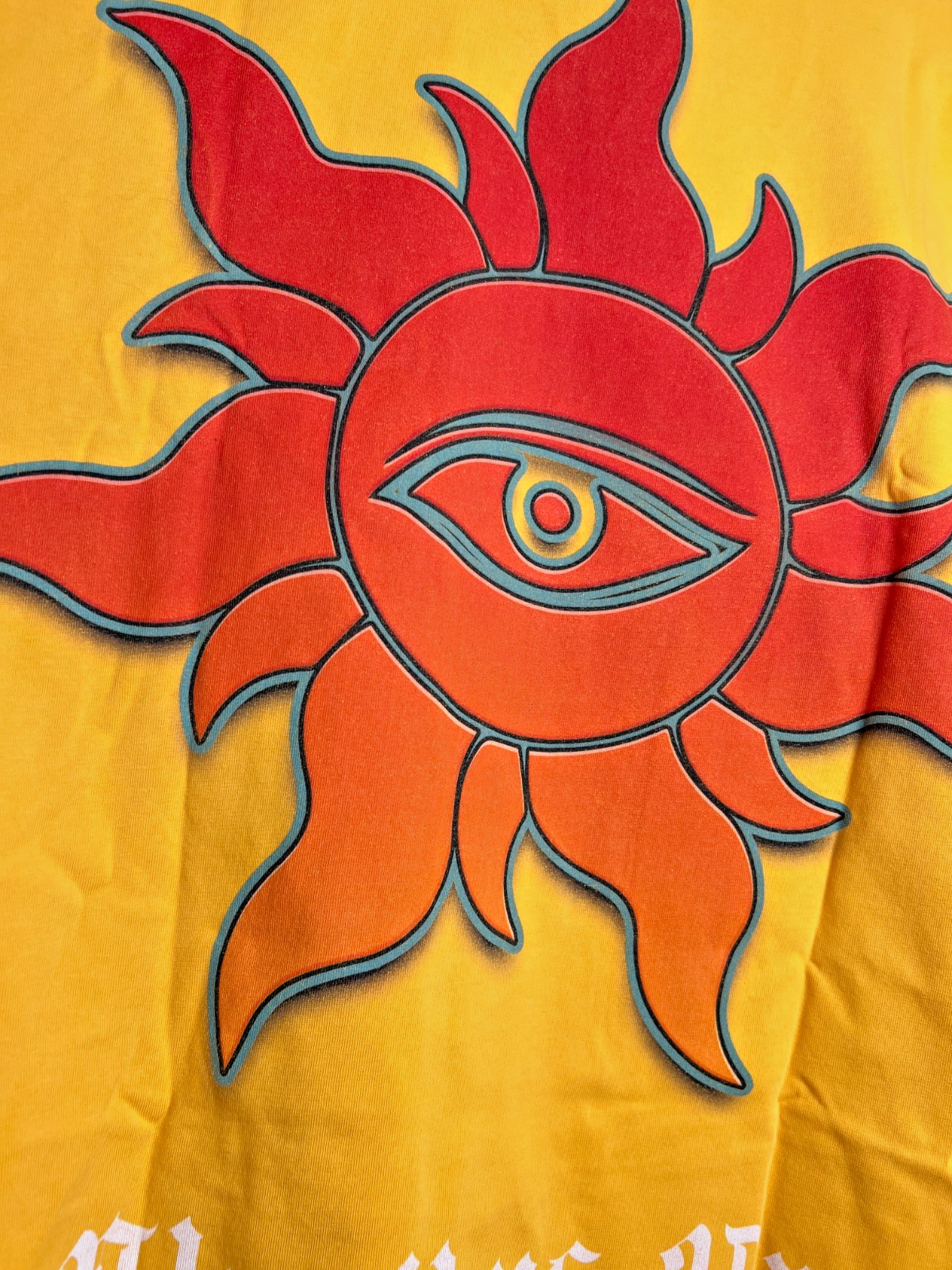 Authentic Godspeed Desert Highway Tee 158/444 Yellow Size S NWT Numbered