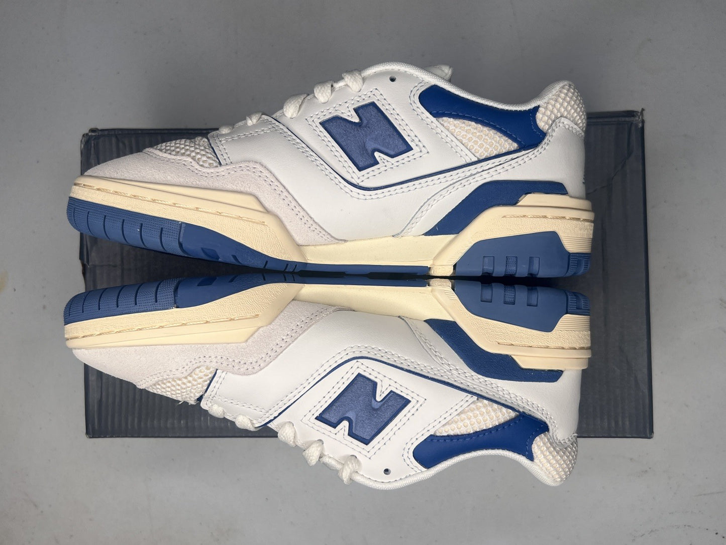 New Balance 550 GSB550CP Big Kids Size 5.5Y Blue White Sneakers NEW