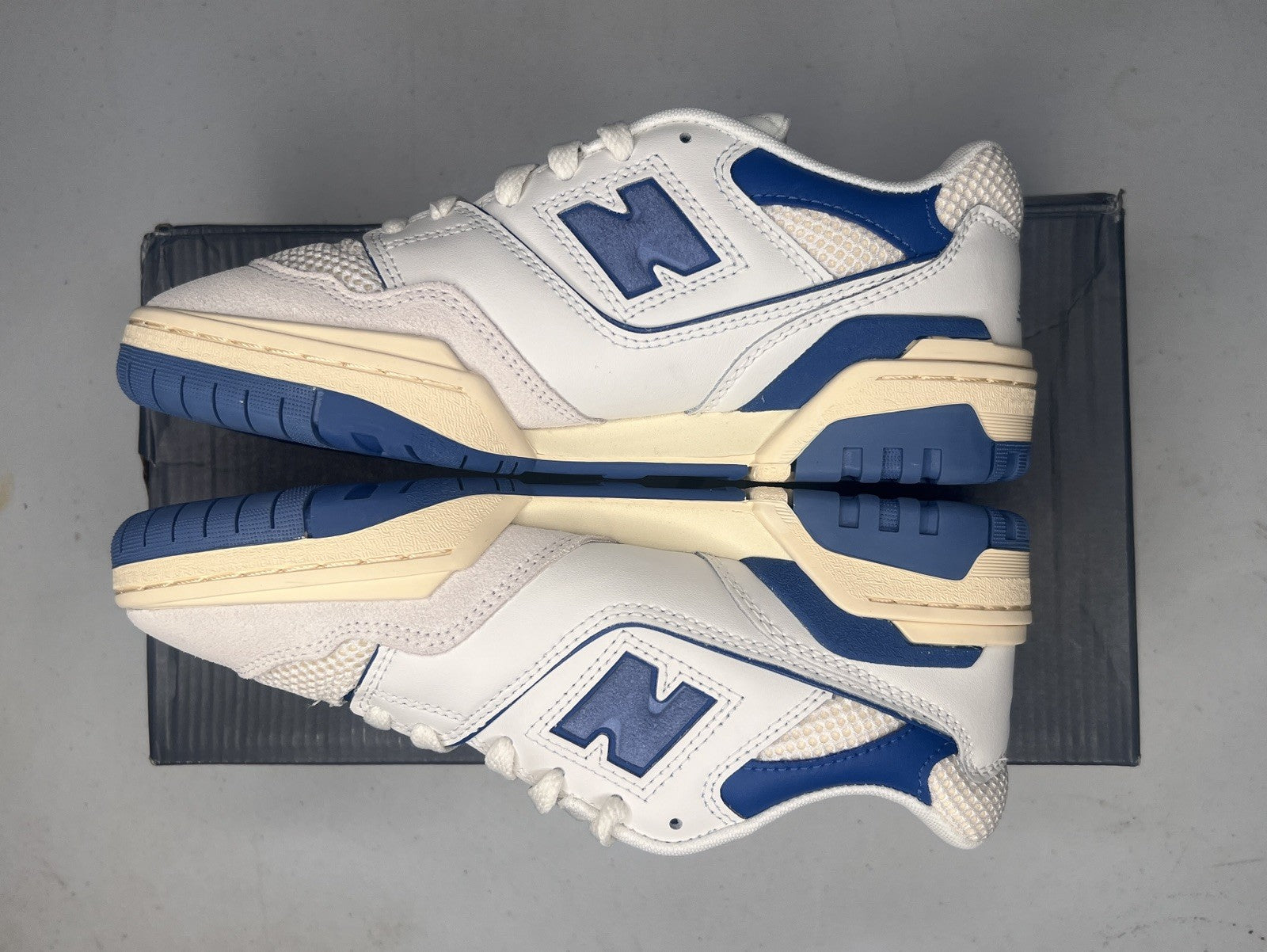 New Balance 550 GSB550CP Big Kids Size 5.5Y Blue White Sneakers NEW