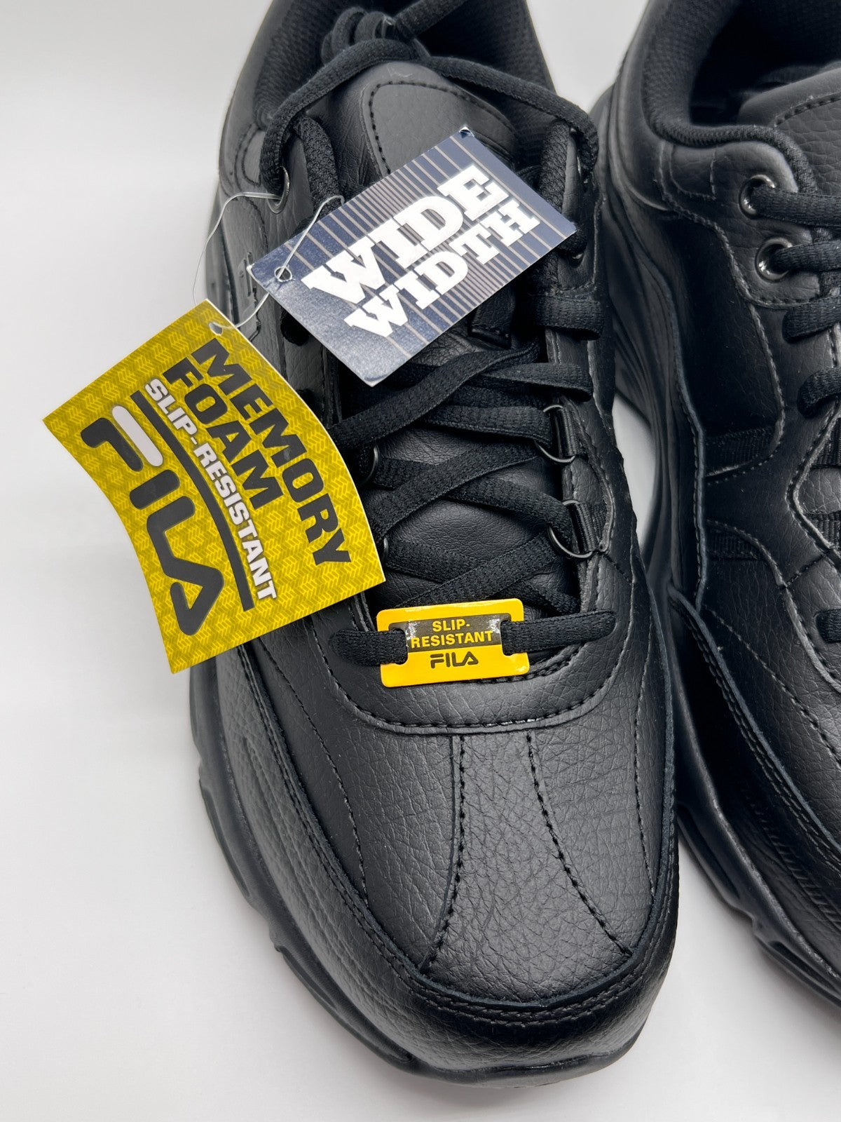 FILA Memory Workshift SR 4E Wide Slip Resistant Work Shoes Men's Size 9 NEW