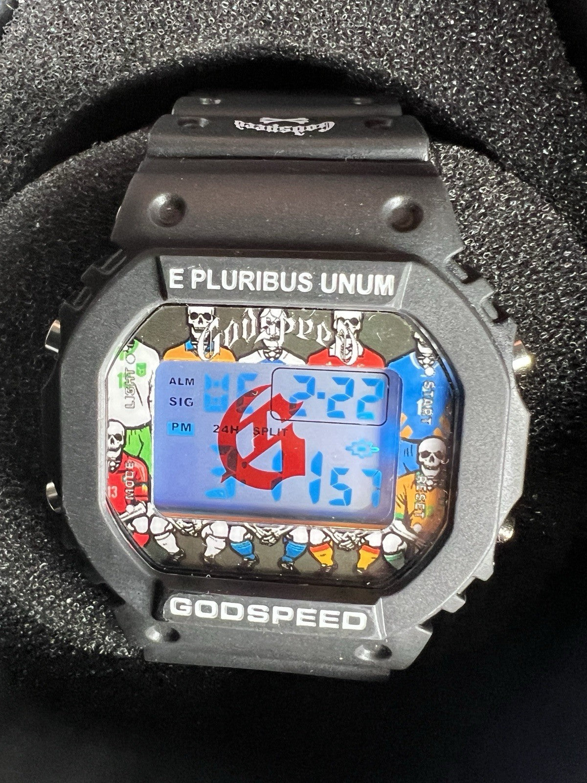 Godspeed GSWC Unity Chrono Black World Cup '26 Digital Watch 1905 w/ Tin