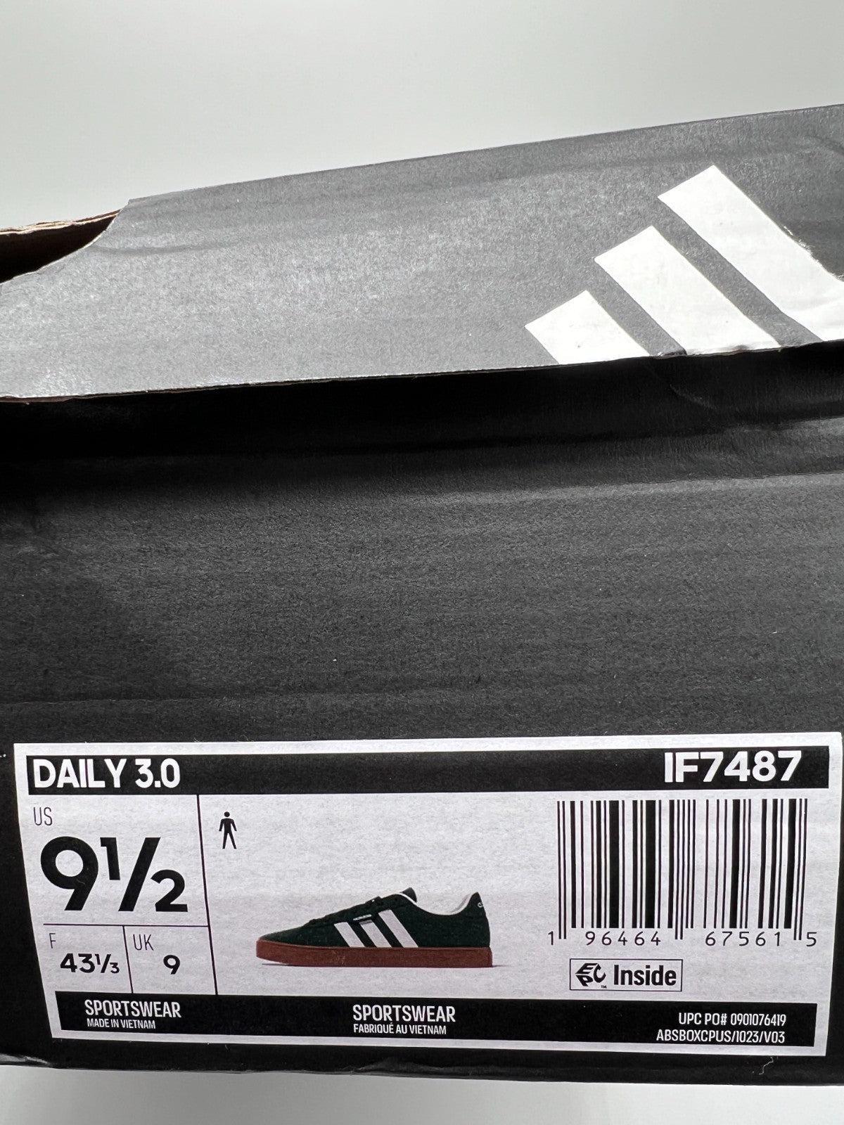 Adidas Daily 3.0 Green White Gum Men's Sneakers IF7487 Size 9.5 New