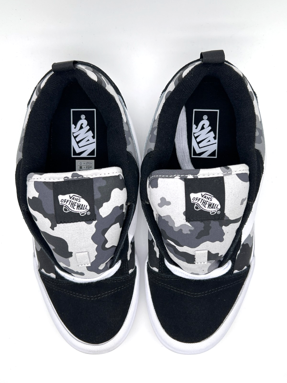 Vans Knu Skool Camo Black White VN000D22BZW Mens 8 Womens 9.5 NEW