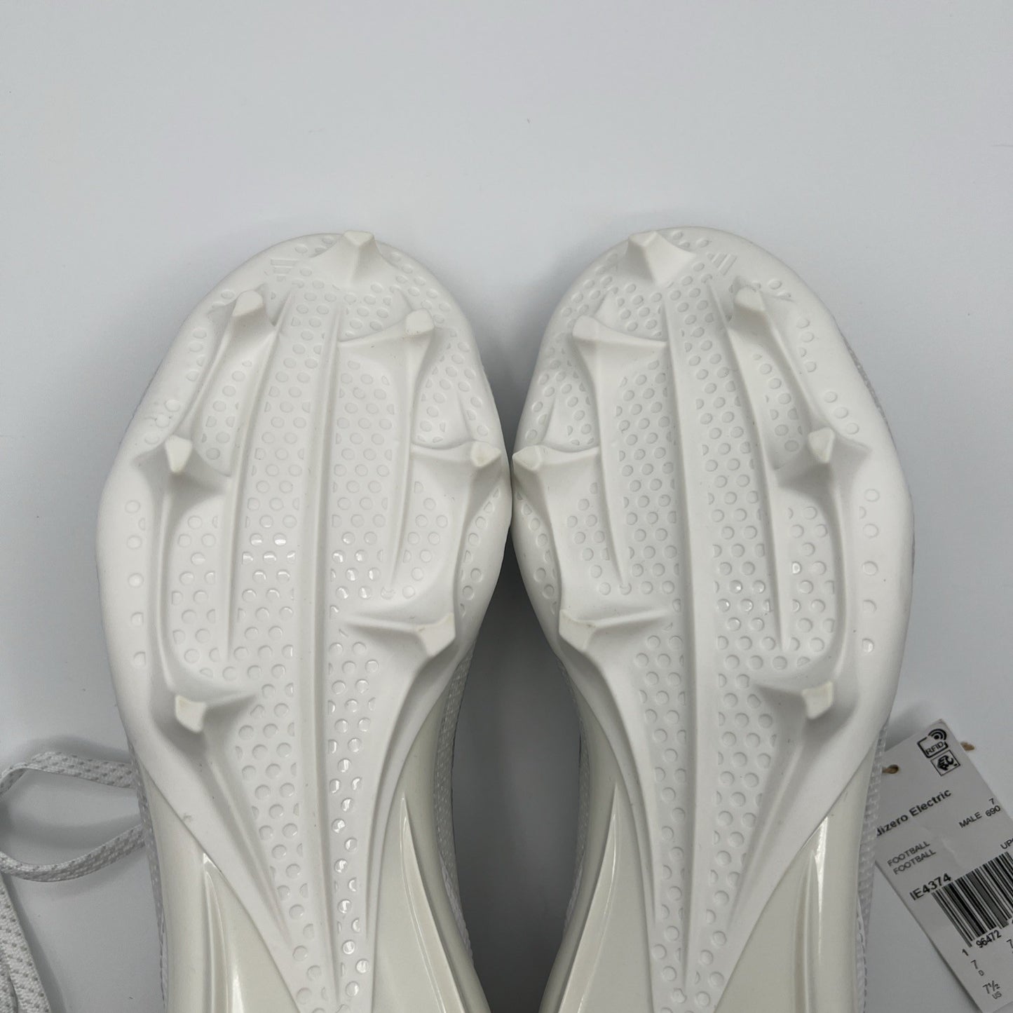 adidas Adizero Electric Football Cleats White Silver IE4374 Men’s 7.5 New
