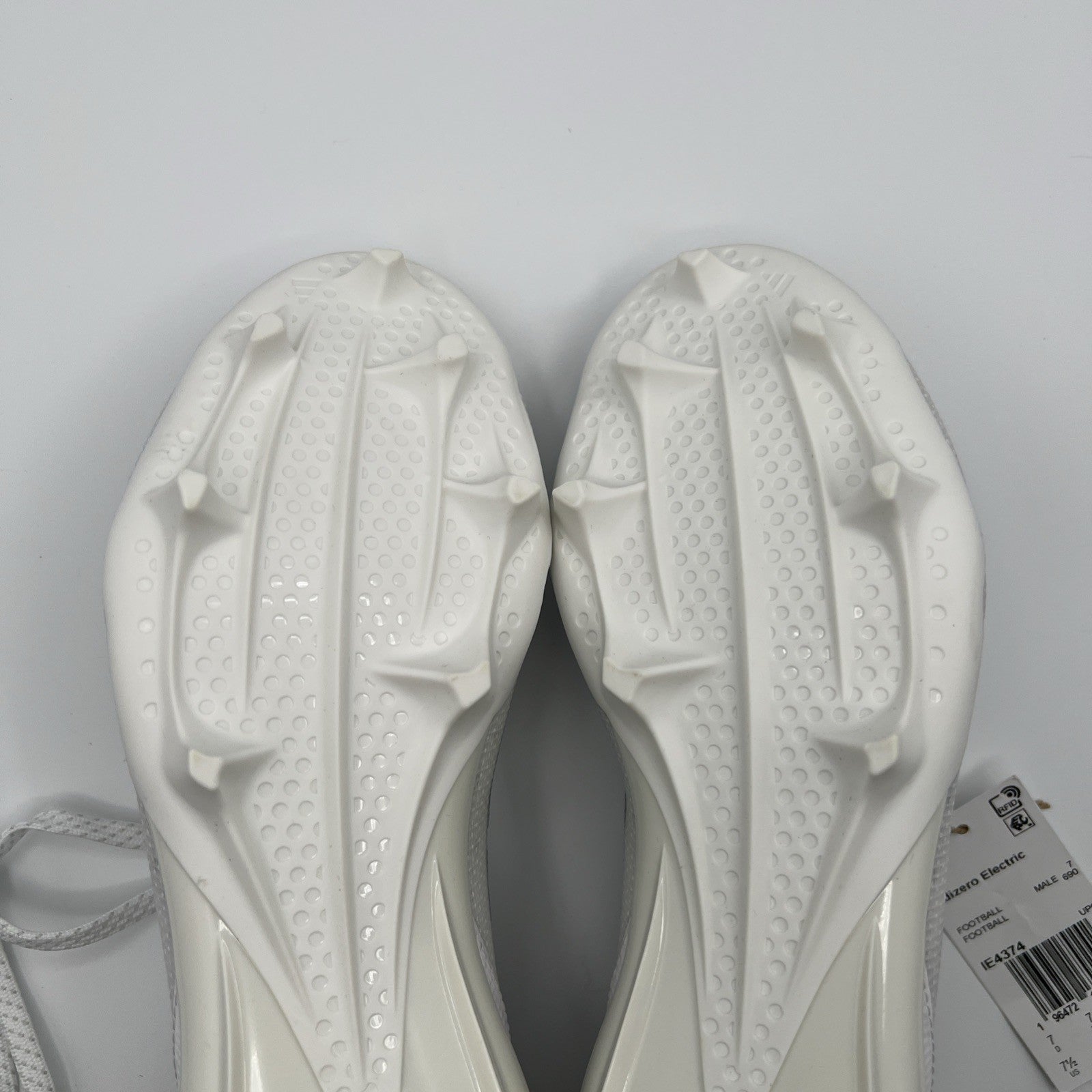 adidas Adizero Electric Football Cleats White Silver IE4374 Men’s 7.5 New