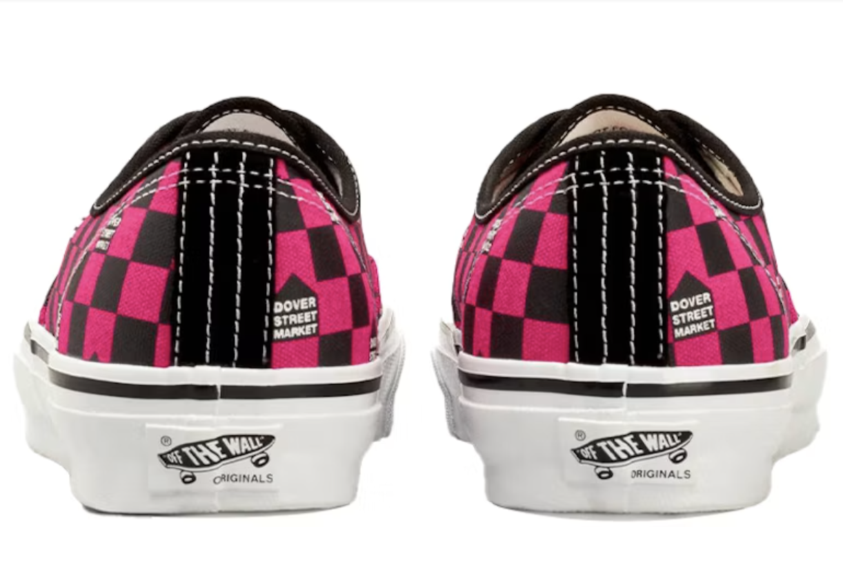 Vans Vault OG Authentic LX DSM Pink Black White Check Men's 9/Women's 10.5 NEW