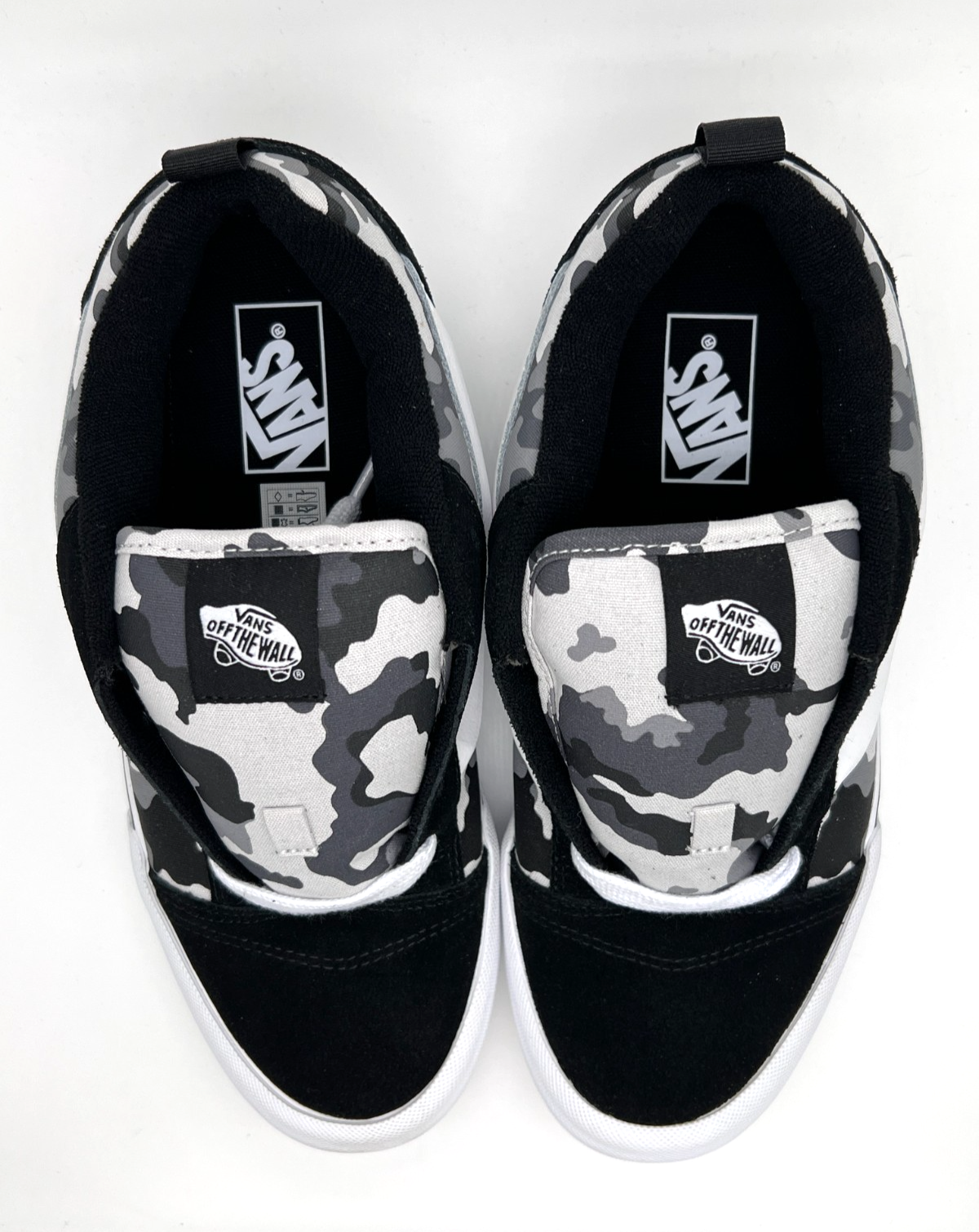Vans Knu Skool Camo Black White VN000D22BZW Mens 8 Womens 9.5 NEW
