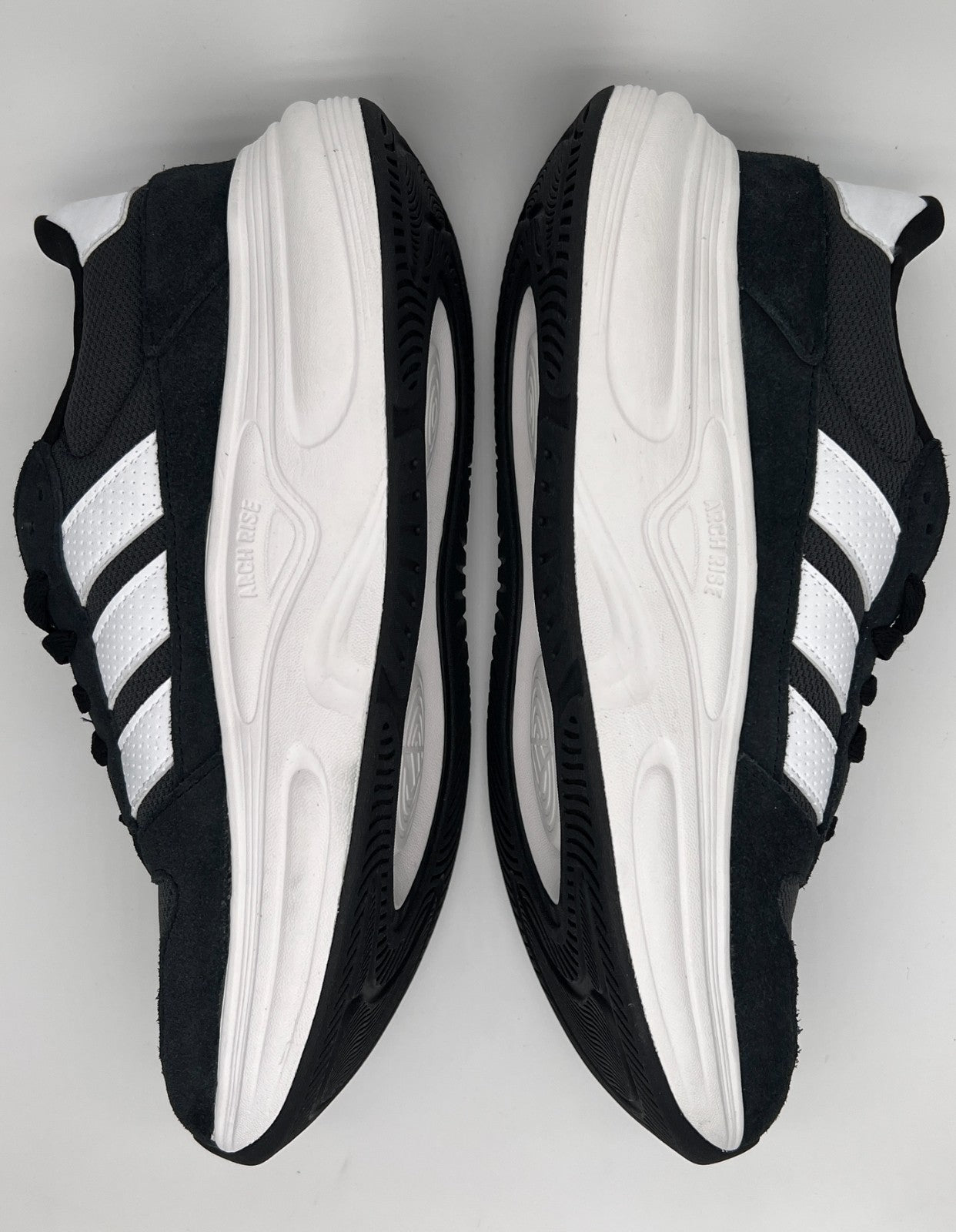Adidas Cloudfoam Cuxxion-80S (WIDE) Mens Shoes Core Black/White kj4268 - Men's 8