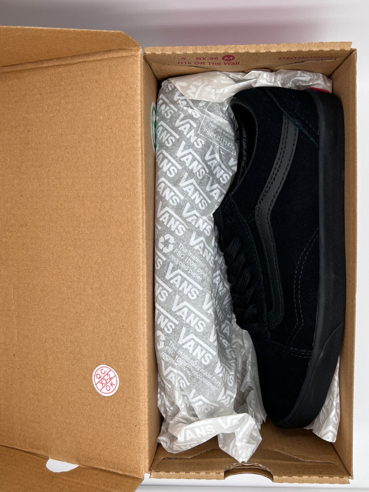 Vans Old Skool Lowpro Black Black VN000D0EBKA Men's 4 Women's 5.5 New