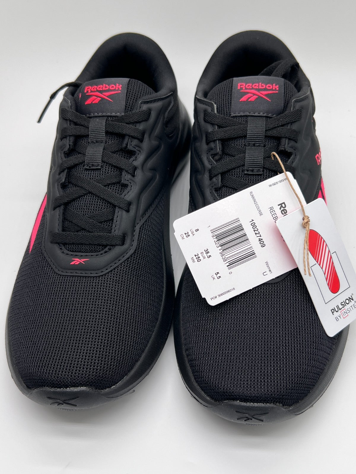Reebok Lite 5 Running Shoes Black/Pink 100227409 -Women's Size 8-New w/ Box