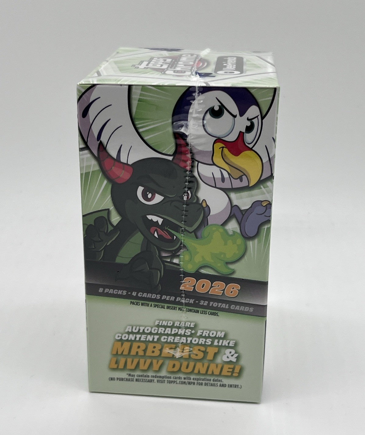 2026 Topps Chrome VeeFriends Sealed Blaster Box 32 Cards Yellow Refractor