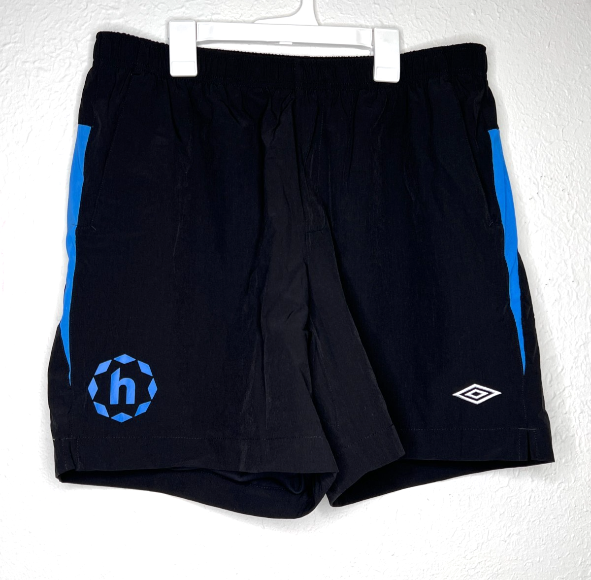 Hidden NY x Umbro Shorts Kaleidoscope Black/Blue Size L