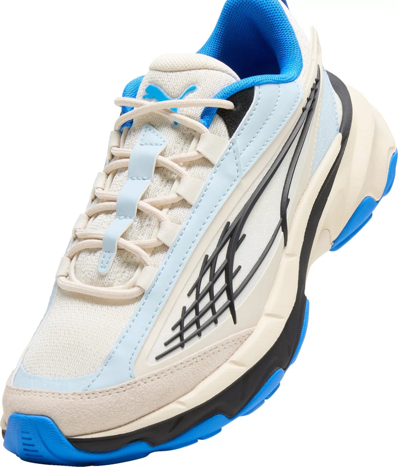 Puma Running Shoes Women  7.5 Carbon Baby Wins Blue Cream