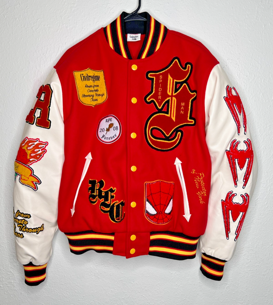 Civil Regime X Marvel Spider-Man Letterman Jacket
