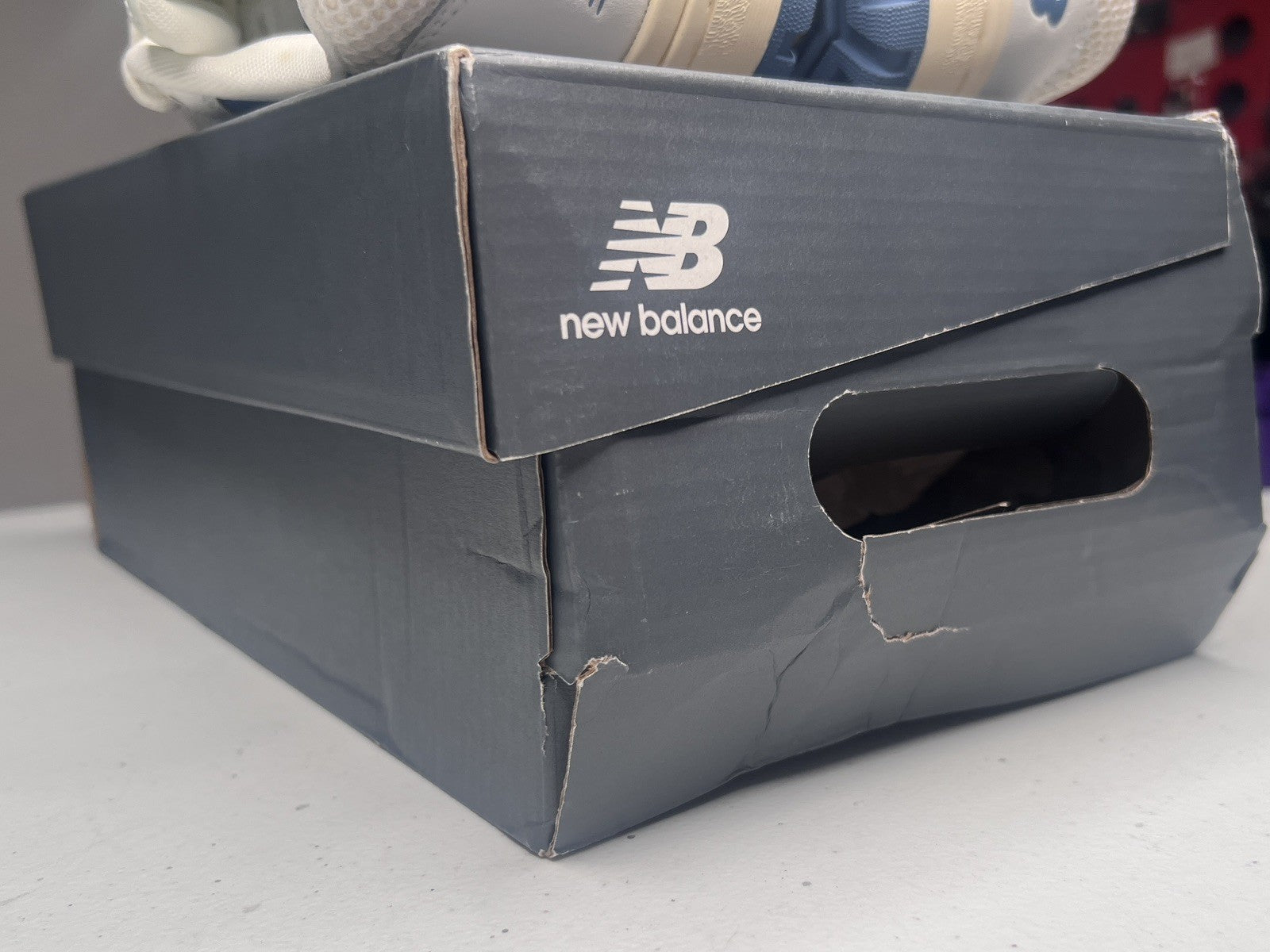 New Balance 550 GSB550CP Big Kids Size 5.5Y Blue White Sneakers NEW