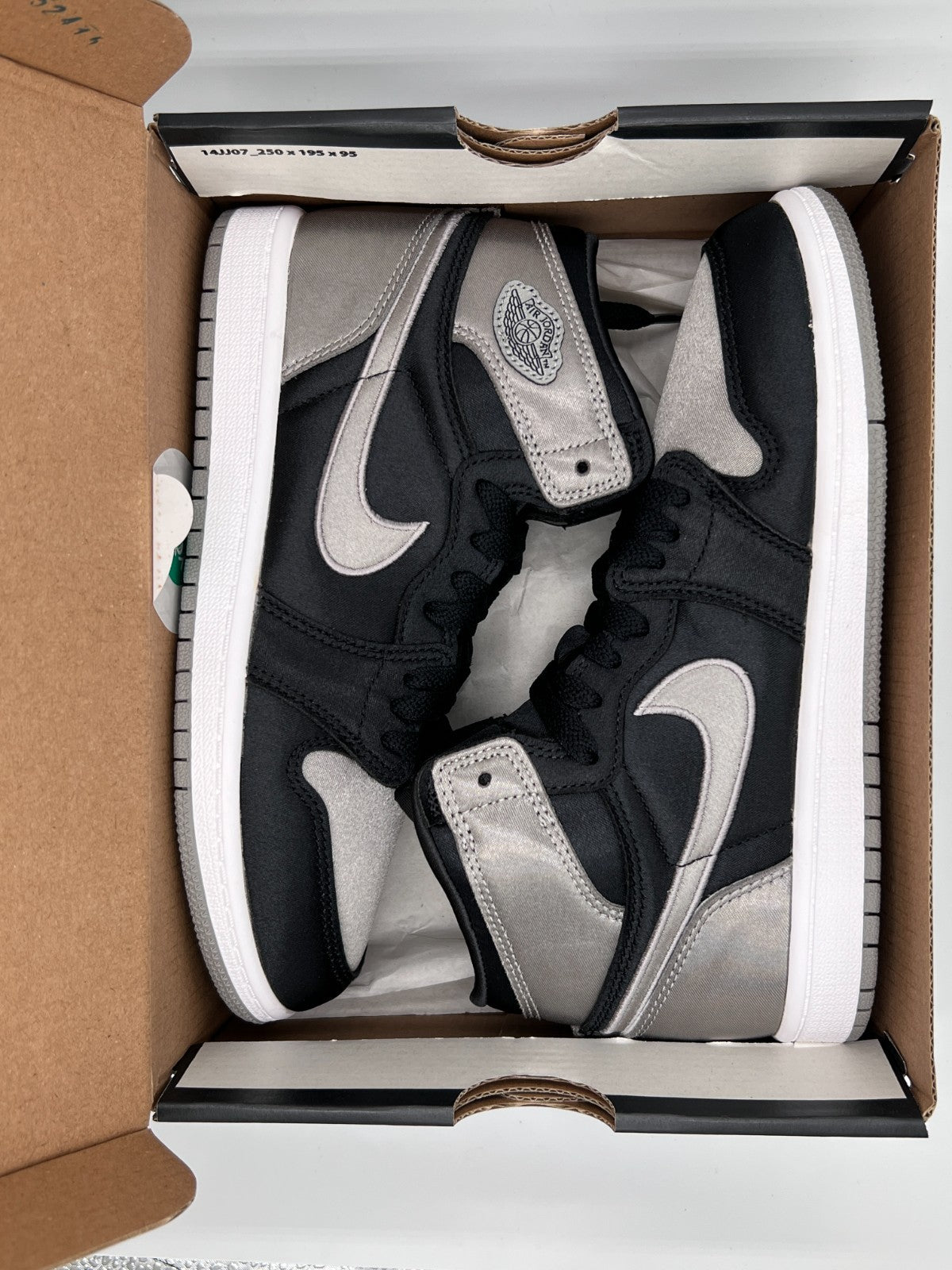Nike Air Jordan 1 Retro High OG PS Black Medium Grey FD5304-010 Size 3Y New