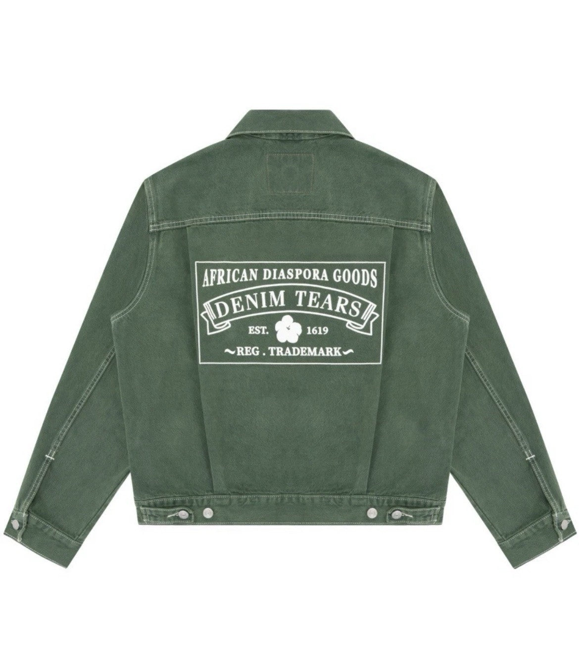 Denim Tears x Levi’s ADG Type-2 Green Denim Jacket Men’s Medium NEW