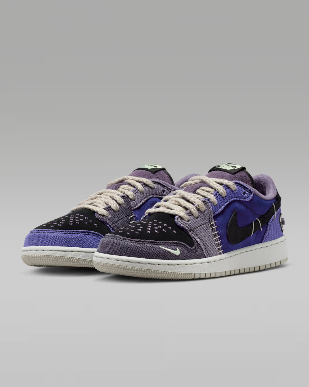 7Y Zion Williamson x Air Jordan 1 Retro Low OG 'Voodoo Alternate' IH2725-500