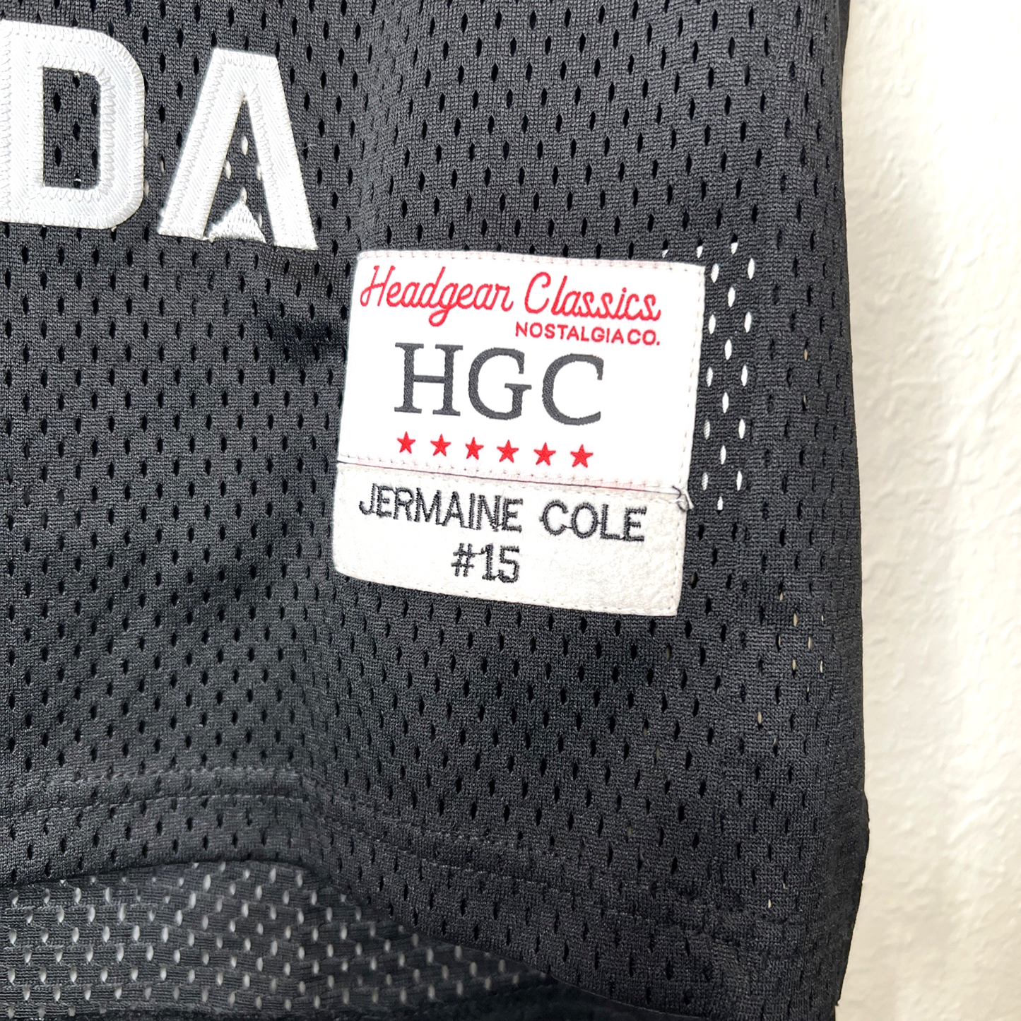 J Cole Rwanda Patriots #15 Headgear Classics Basketball Jersey Small NWT