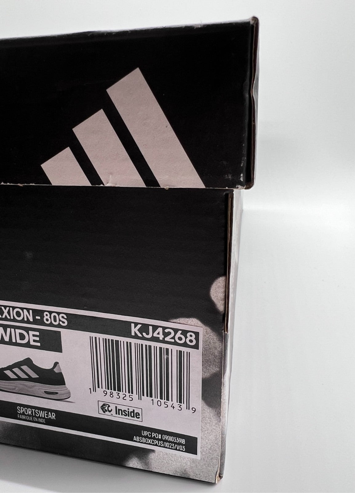 Adidas Cloudfoam Cuxxion-80S (WIDE) Mens Shoes Core Black/White kj4268 - Men's 8