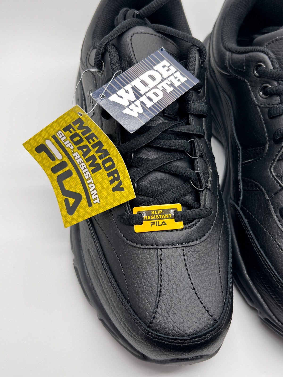 FILA Memory Workshift SR 4E Wide Slip Resistant Work Shoes Men's Size 9 NEW