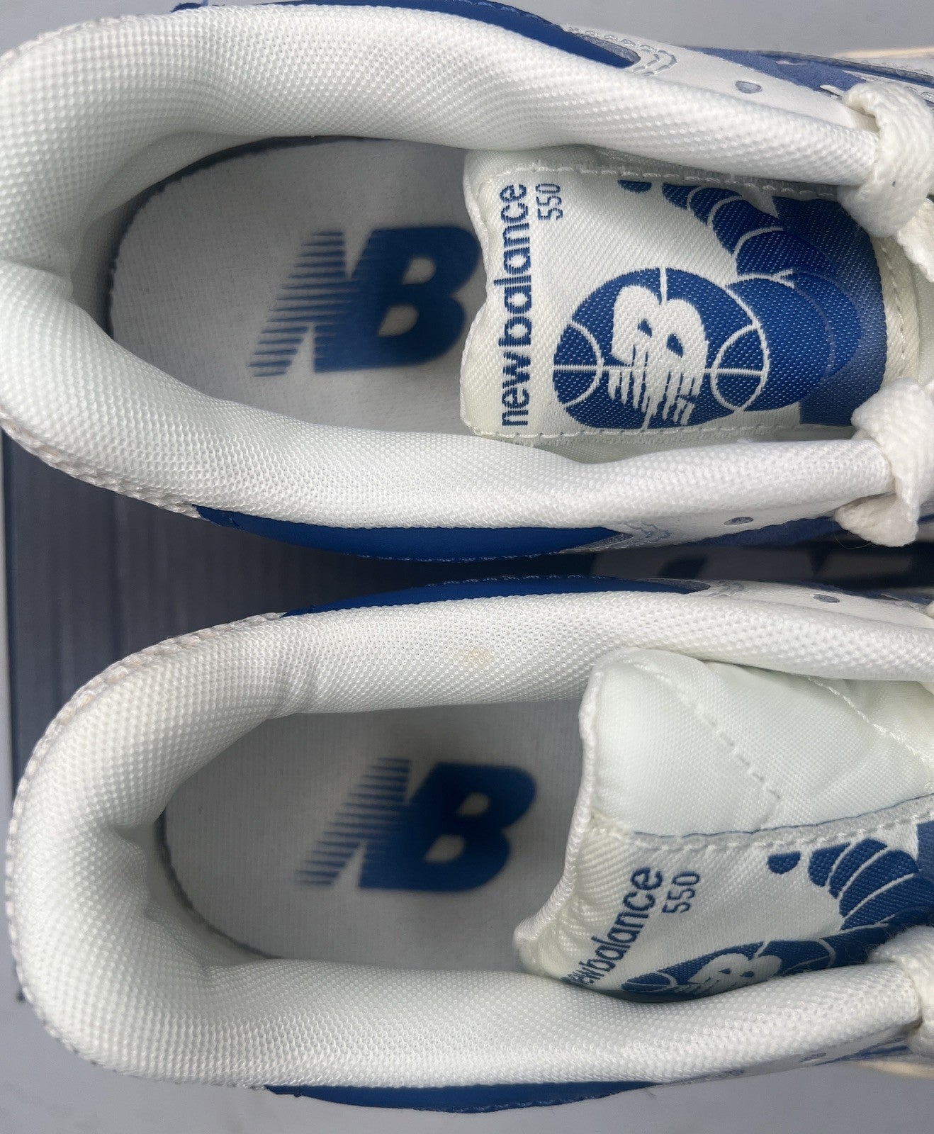 New Balance 550 GSB550CP Big Kids Size 5.5Y Blue White Sneakers NEW