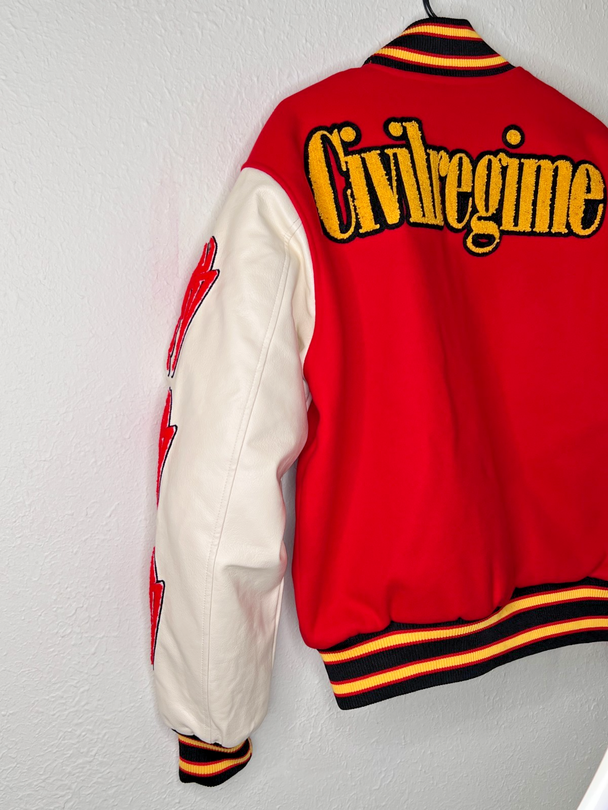 Civil Regime X Marvel Spider-Man Letterman Jacket