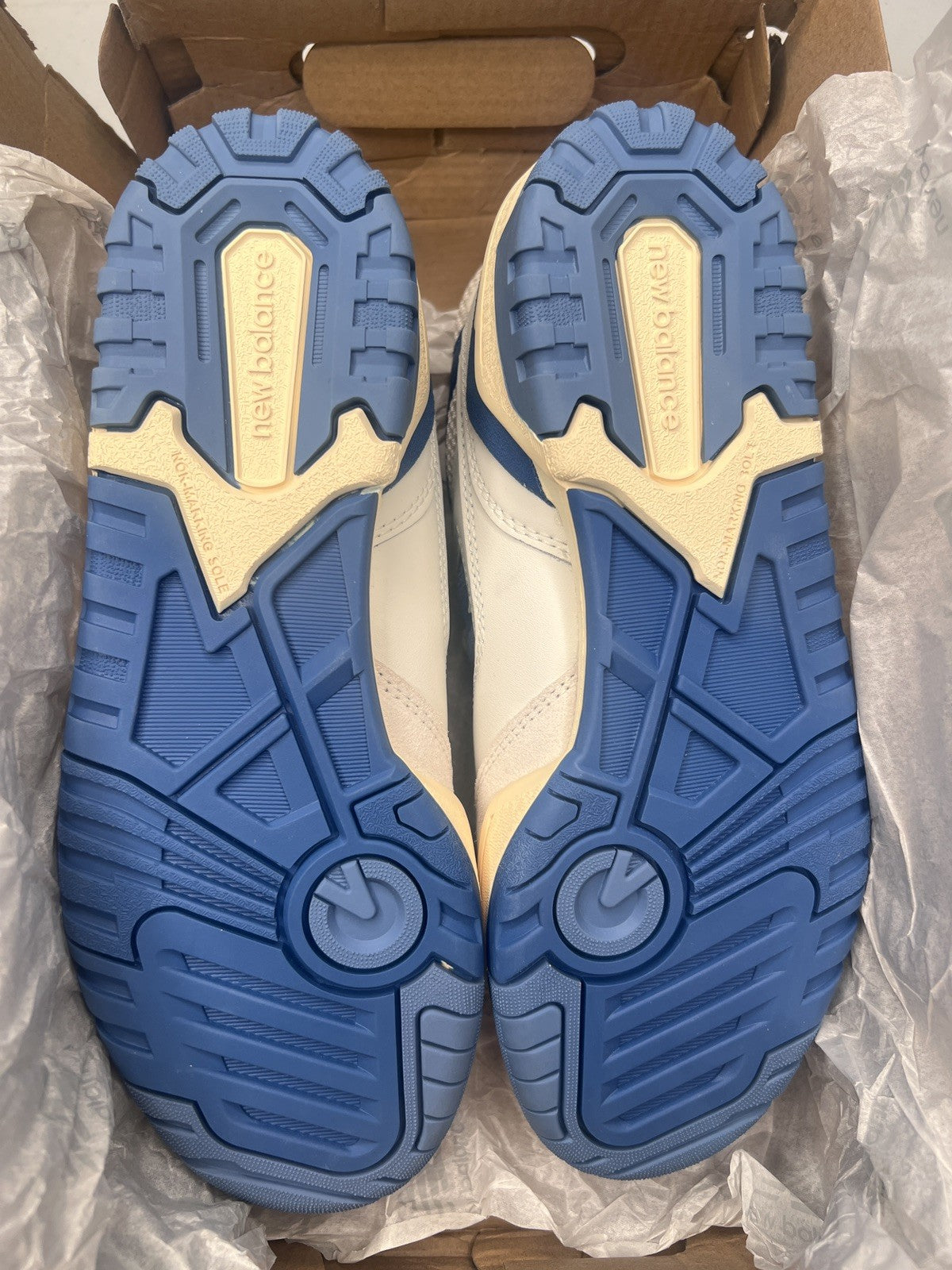 New Balance 550 GSB550CP Big Kids Size 5.5Y Blue White Sneakers NEW